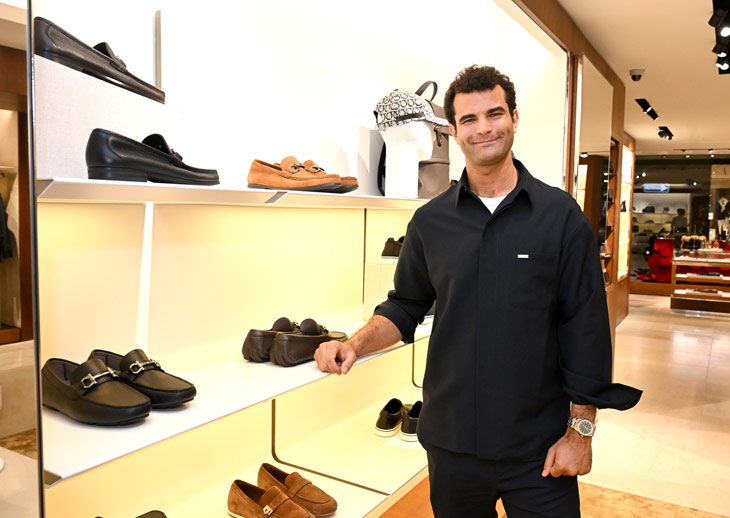 Riccardo Ferragamo (Enkel des Firmengründers Salvatore Ferragamo) / Empfang und Talk des Club europäischer Unternehmerinnen (CeU) mit Enkeln der Familie Ferragamao in der Ferragamo Boutique in der Maximilianstrasse am 6. November 2025 (©Foto: ABR-Pictures / Frank Rollitz) 